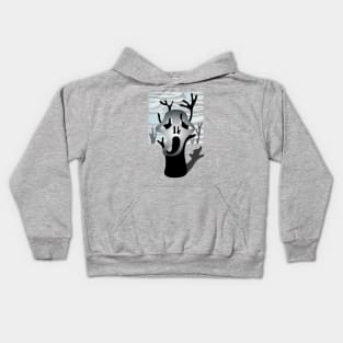 The tree's scream Kids Hoodie